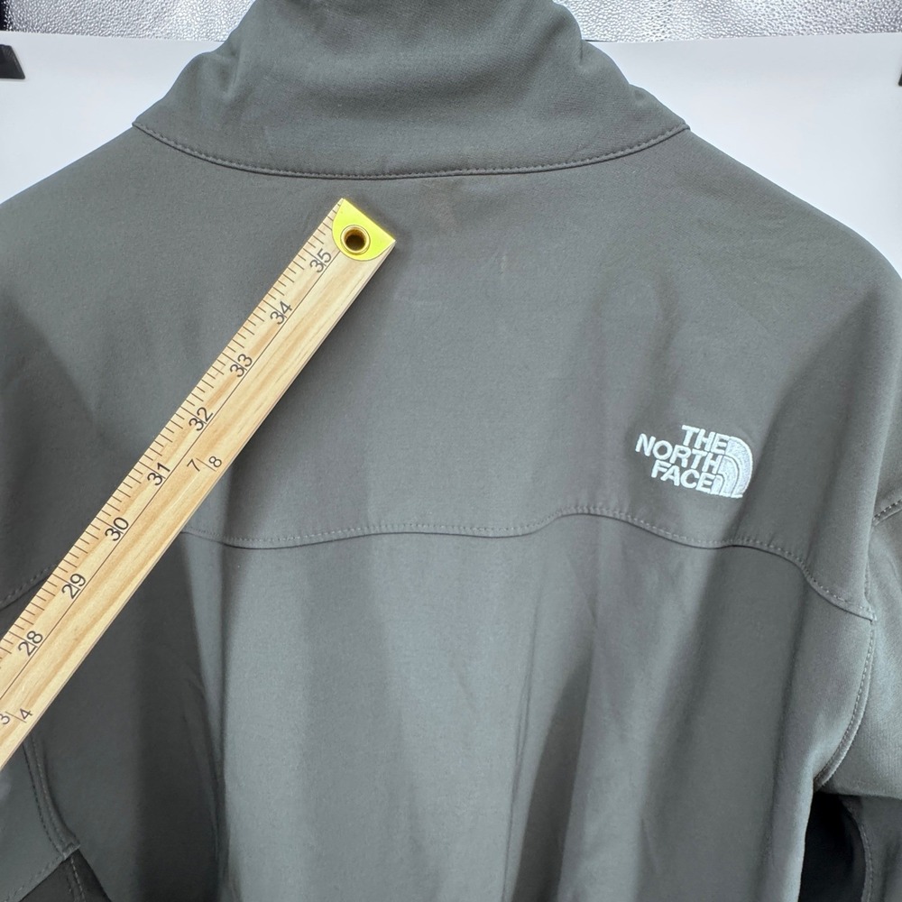 The North Face Gray Softshell Jacket Full Zip Mens Size XL Ozmatic Engineering - Picture 12 of 13